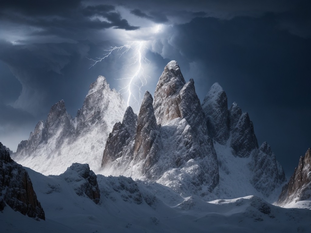 Inusual tormenta eléctrica en Bariloche